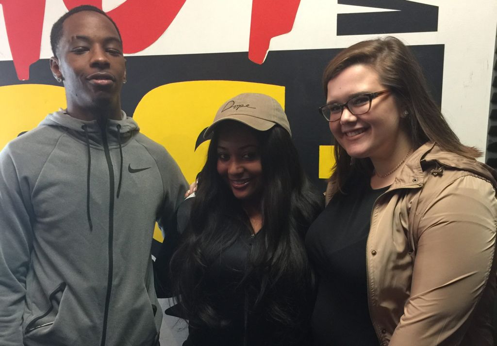 Pike HS Students with Dani D - Hot 96.3