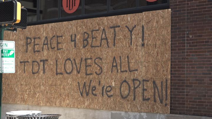 Downtown Indianapolis after days of protests